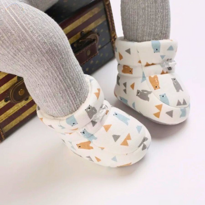 HappyToes™ | Warme, antislip babyslofjes