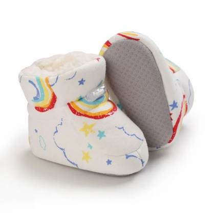 HappyToes™ | Warme, antislip babyslofjes