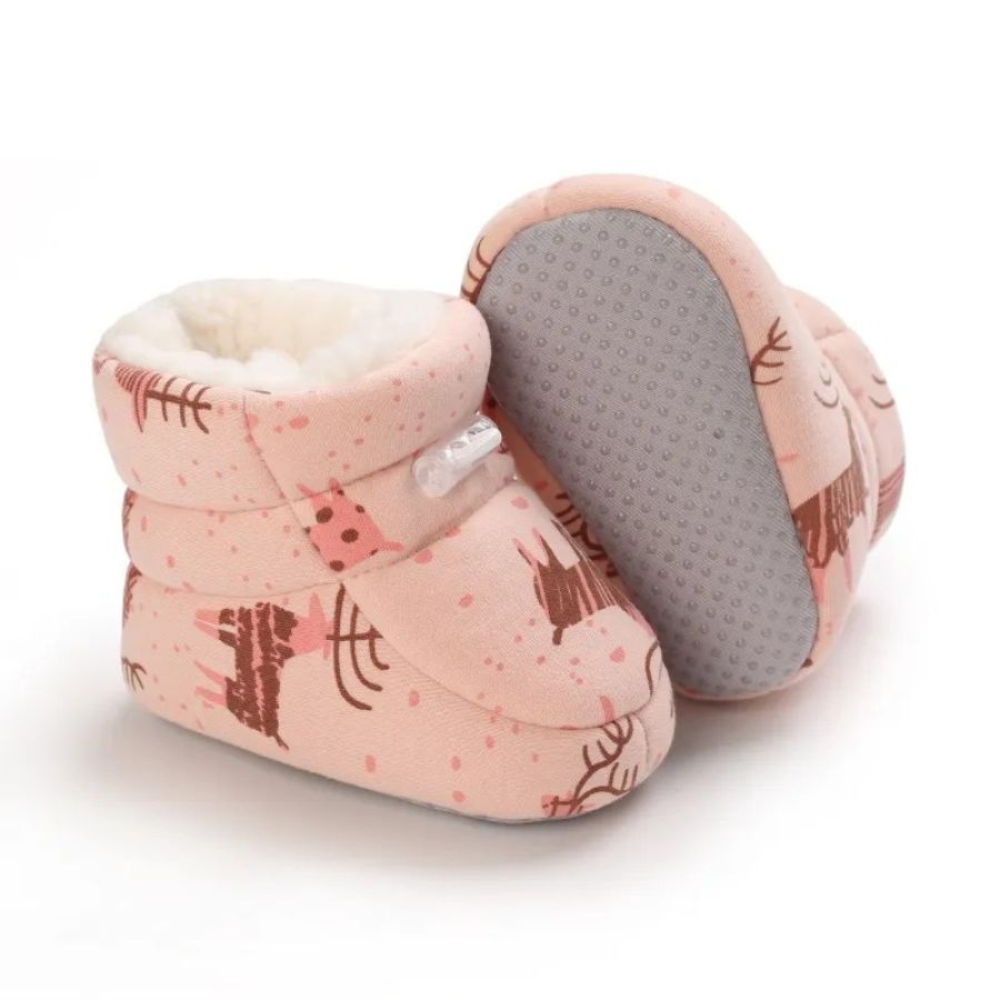HappyToes™ | Warme, antislip babyslofjes