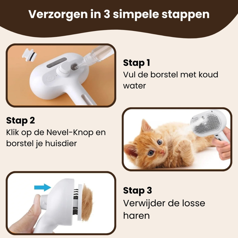 PetBrush X | Vachtverzorging voor je huisdier