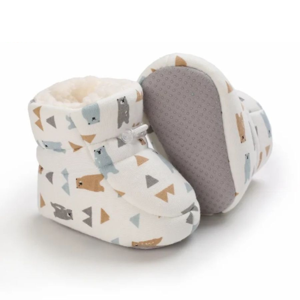 HappyToes™ | Warme, antislip babyslofjes