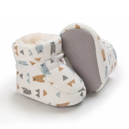HappyToes™ | Warme, antislip babyslofjes