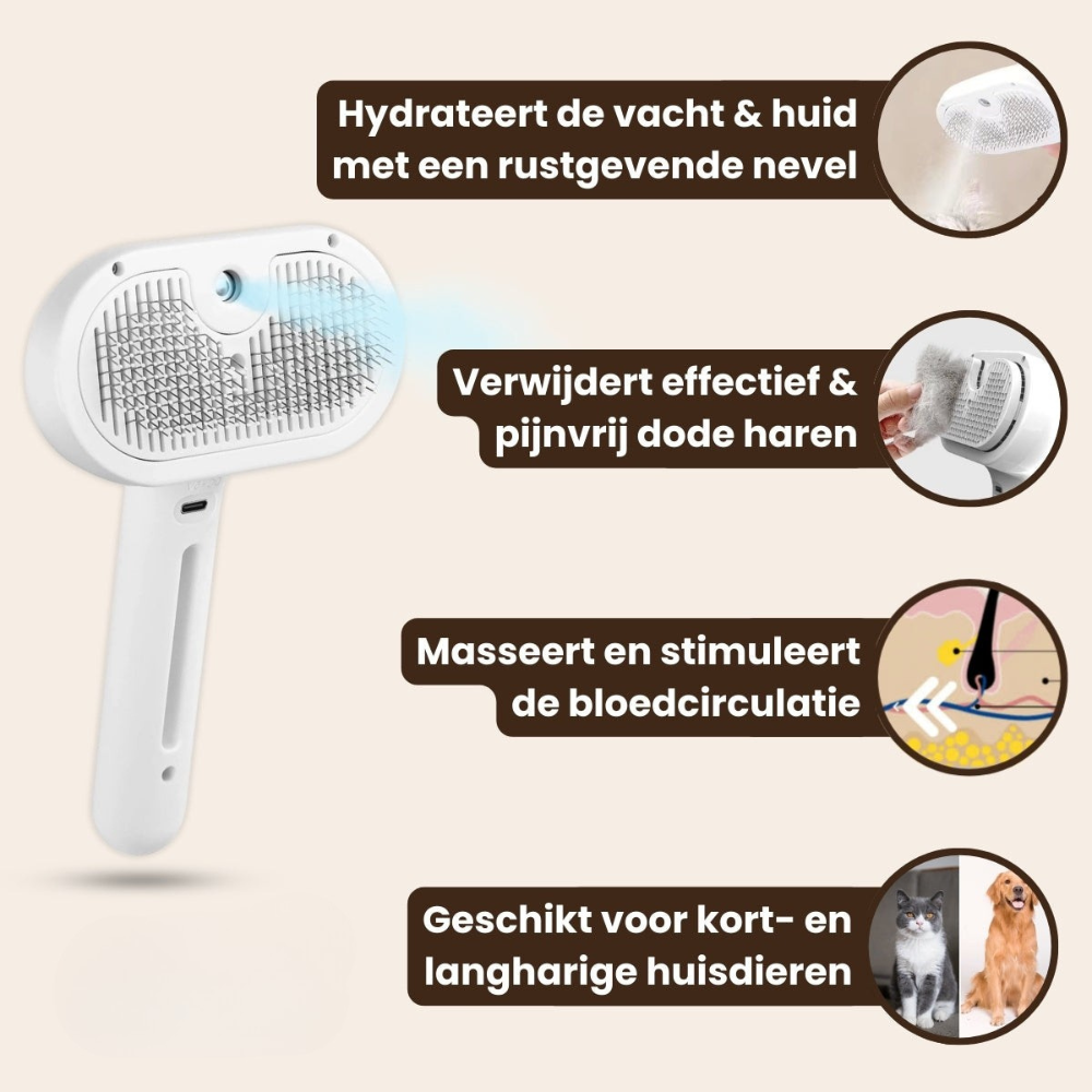 PetBrush X | Vachtverzorging voor je huisdier