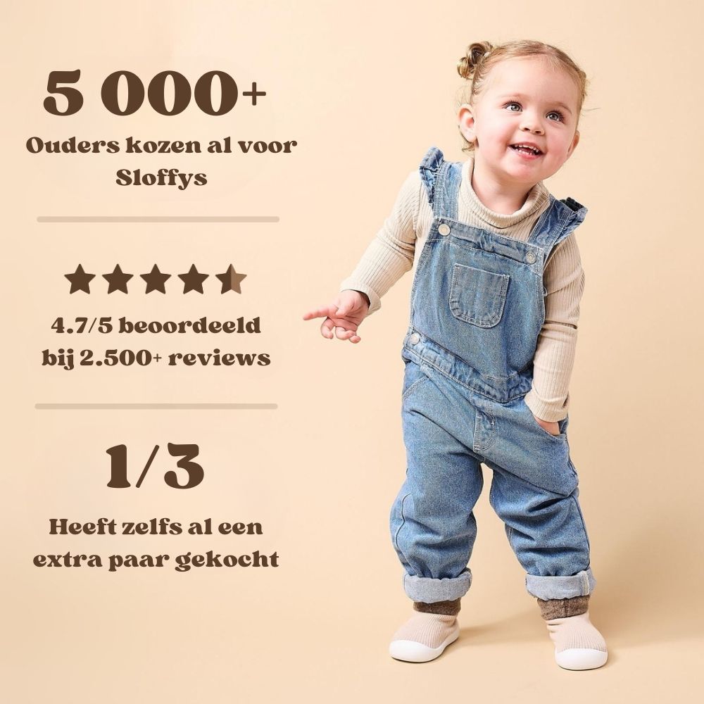 Sloffys™ | Voor de natuurlijke ontwikkeling van kleine voetjes